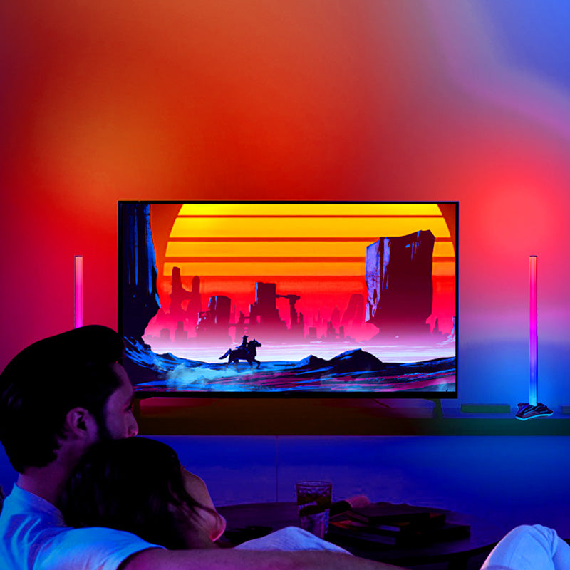 Skydimo F204 Screen-Sync RGB Desktop Light Pillars, Audio-Reactive Ambient Lighting for PC Gaming Setups