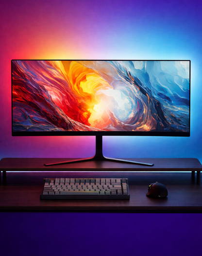 Skydimo H205-MAX Side-Glow LED Strip Lights, One-Piece Screen Sync Strip for Flat-Back Monitors and TVs